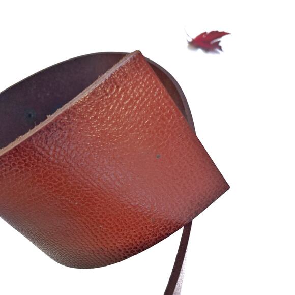 Heritage Studded Leather Belt in Tan by Linea Pelle | Vintage Y2K Fall Staple - Picture 7 of 13